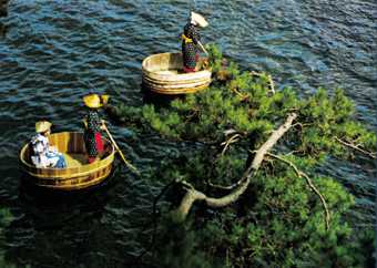 Круглые деревянные лодки - неофициальный символ о. Садо
